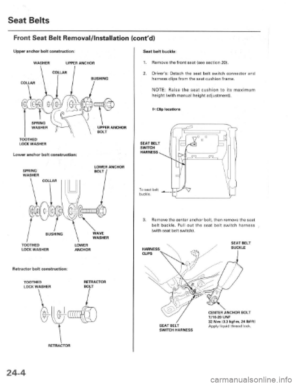 HONDA PRELUDE 1997 Service Repair Manual HONDA PRELUDE 1997 Service Repair Manual
