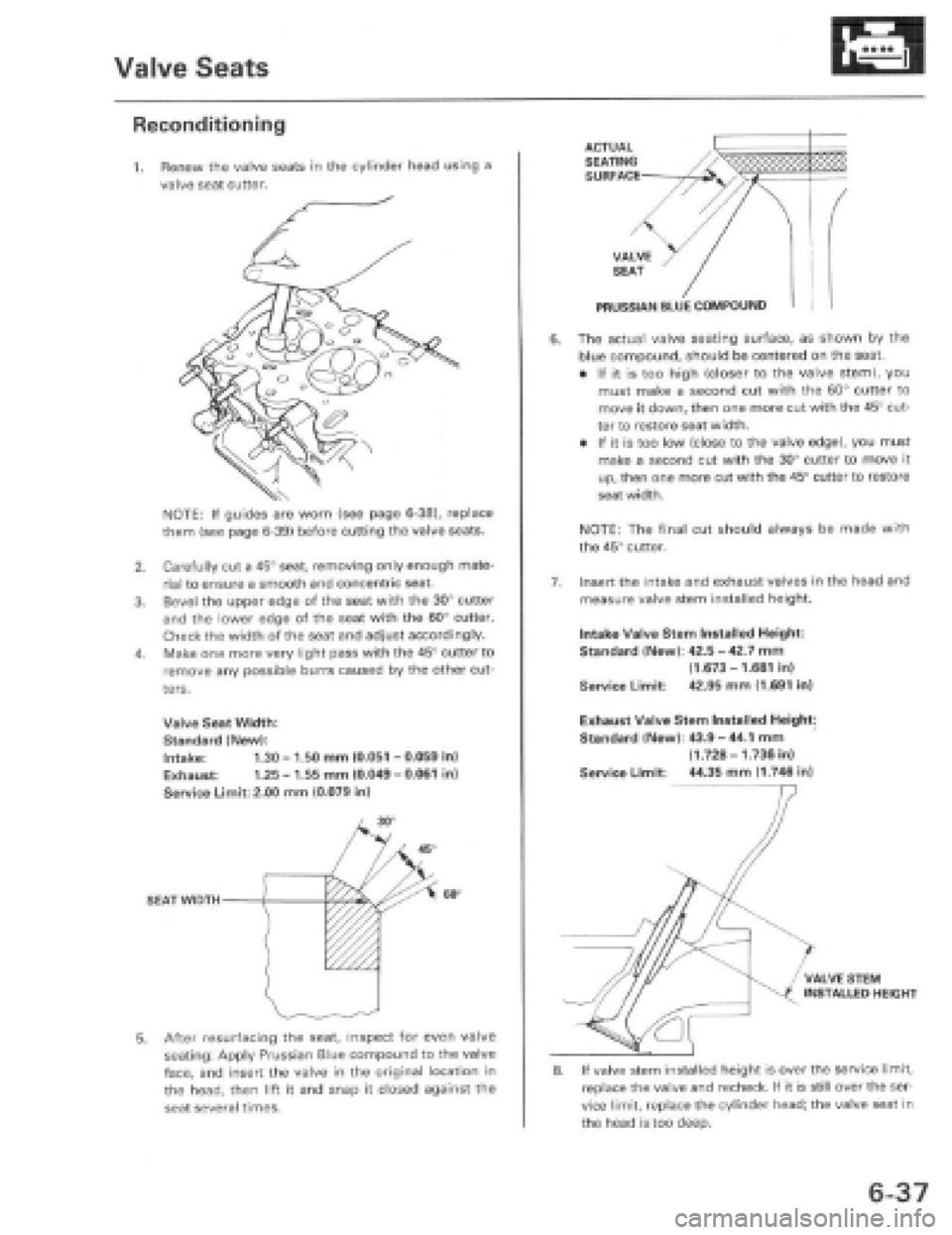 HONDA PRELUDE 1997 Service Repair Manual HONDA PRELUDE 1997 Service Repair Manual