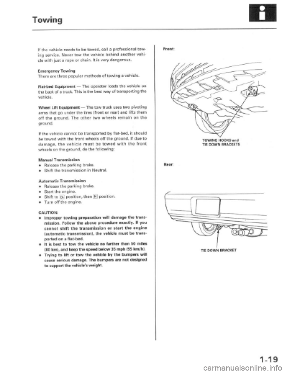 HONDA PRELUDE 1997 Service Owners Manual HONDA PRELUDE 1997 Service Owners Manual