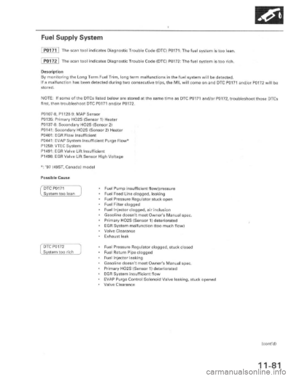 HONDA PRELUDE 1997 Service Repair Manual HONDA PRELUDE 1997 Service Repair Manual