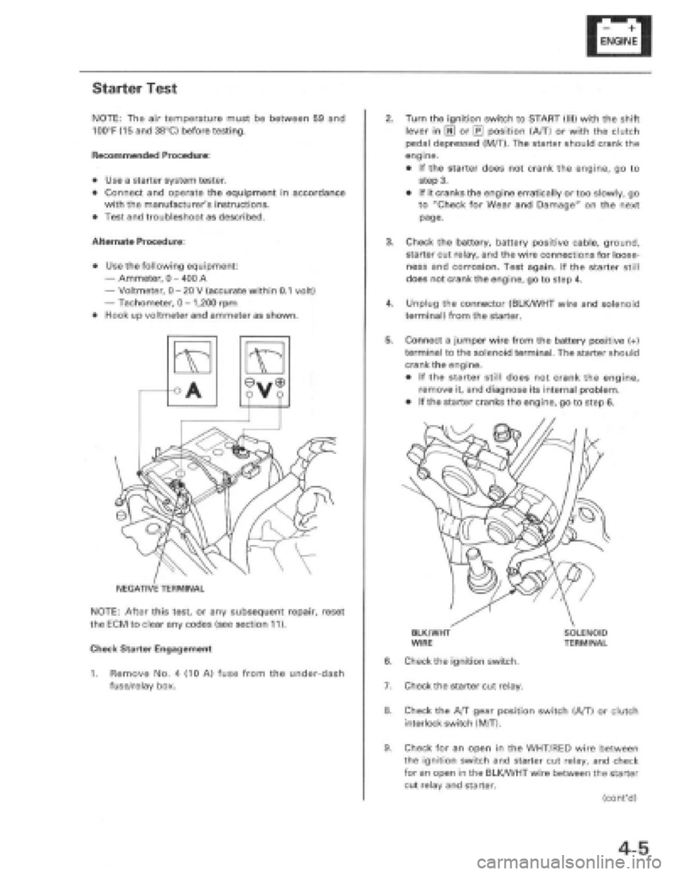 HONDA PRELUDE 1997 Service Workshop Manual HONDA PRELUDE 1997 Service Workshop Manual