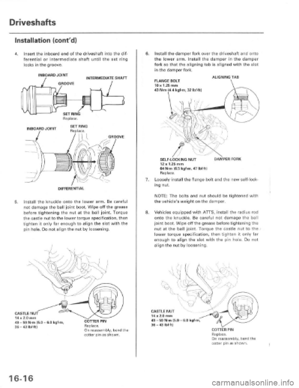 HONDA PRELUDE 1997  Service Repair Manual 
