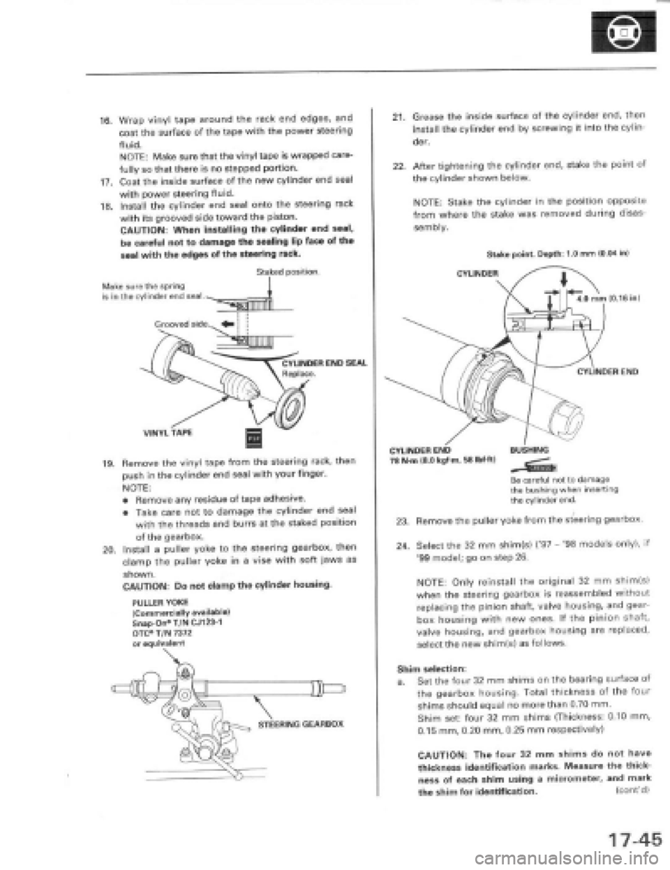 HONDA PRELUDE 1997 Service Repair Manual HONDA PRELUDE 1997 Service Repair Manual