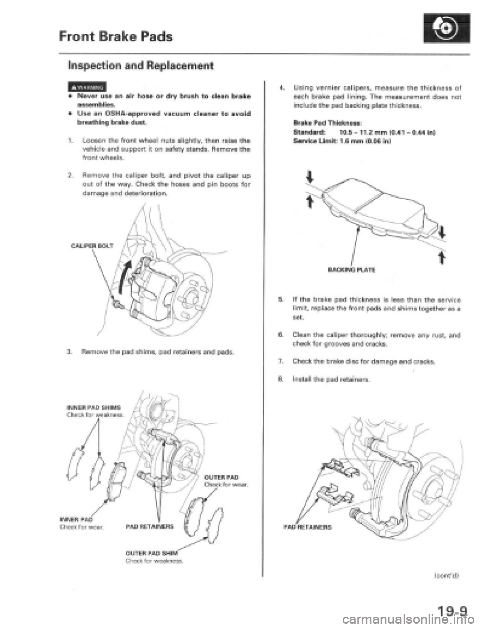 HONDA PRELUDE 1997  Service Repair Manual 