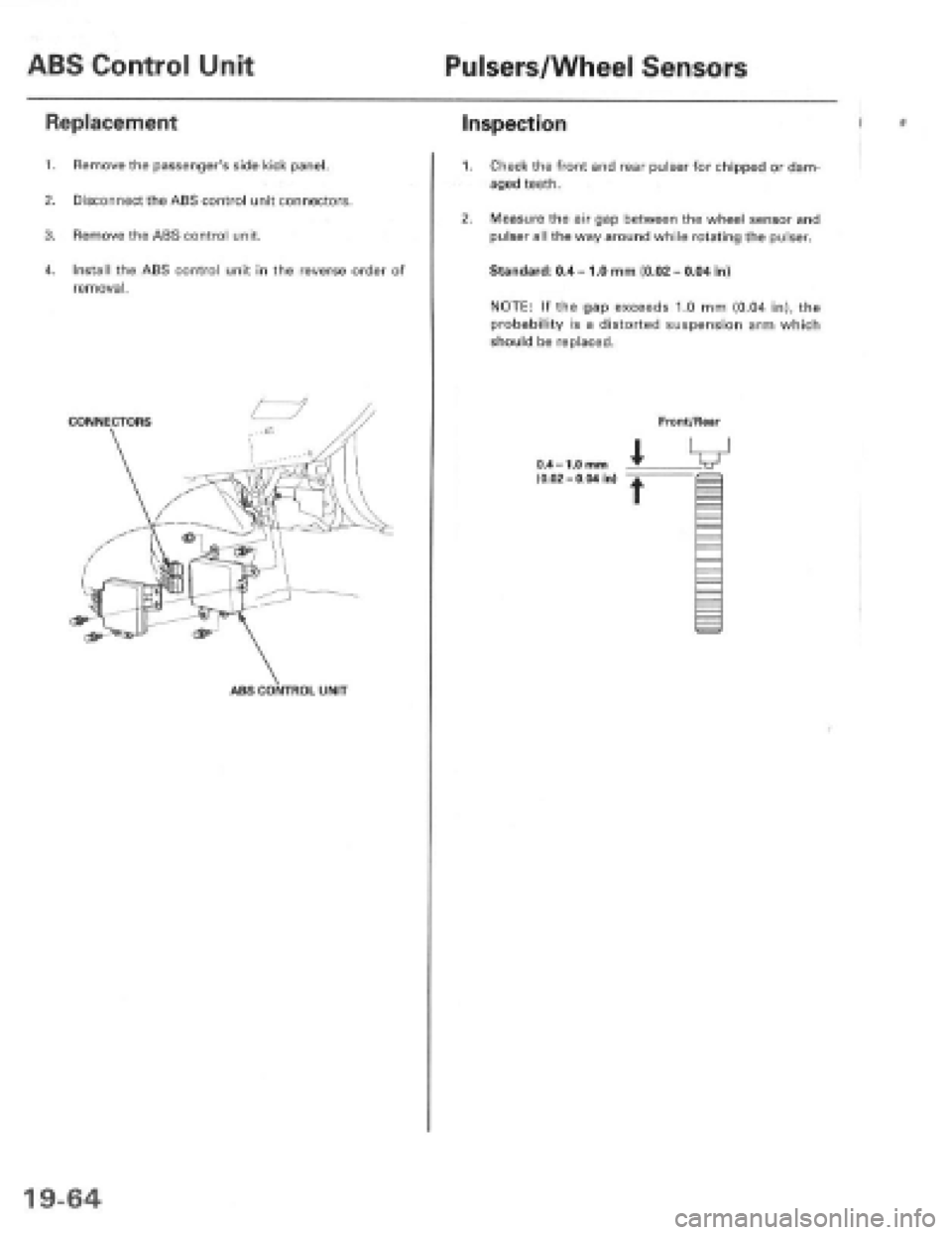 HONDA PRELUDE 1997  Service Repair Manual  HONDA PRELUDE 1997  Service Repair Manual