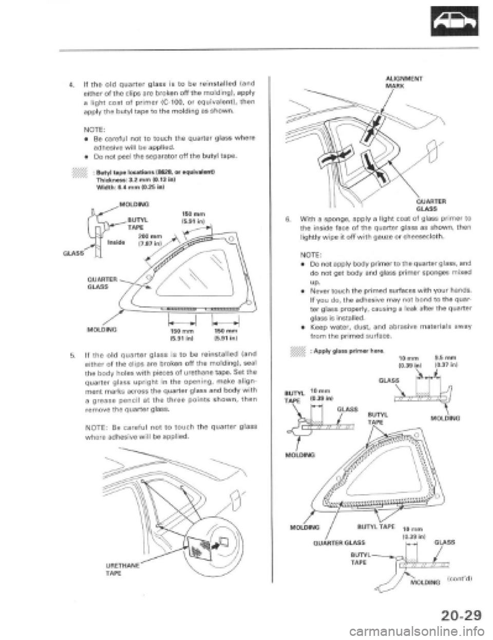 HONDA PRELUDE 1997  Service Repair Manual 