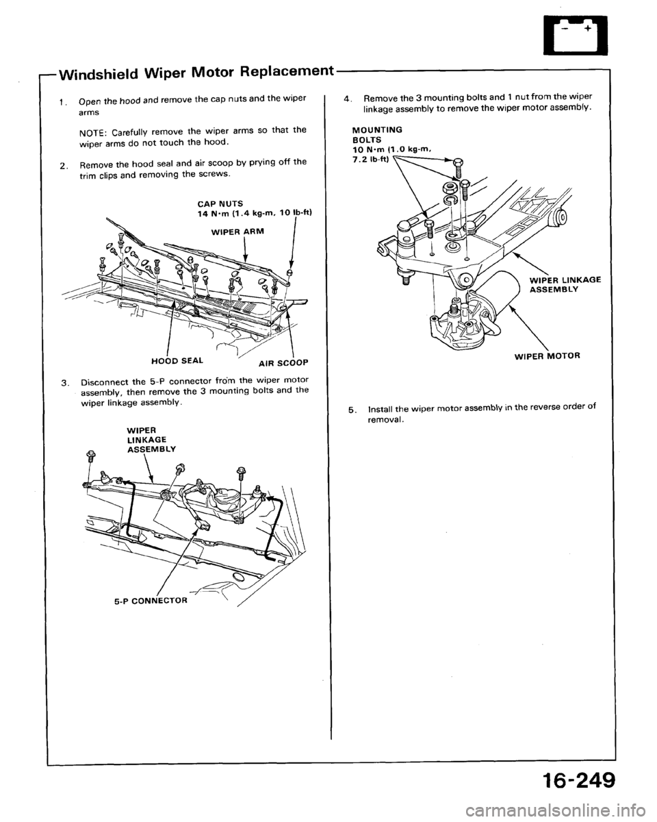 HONDA ACCORD 1989 CB / 4.G Workshop Manual 