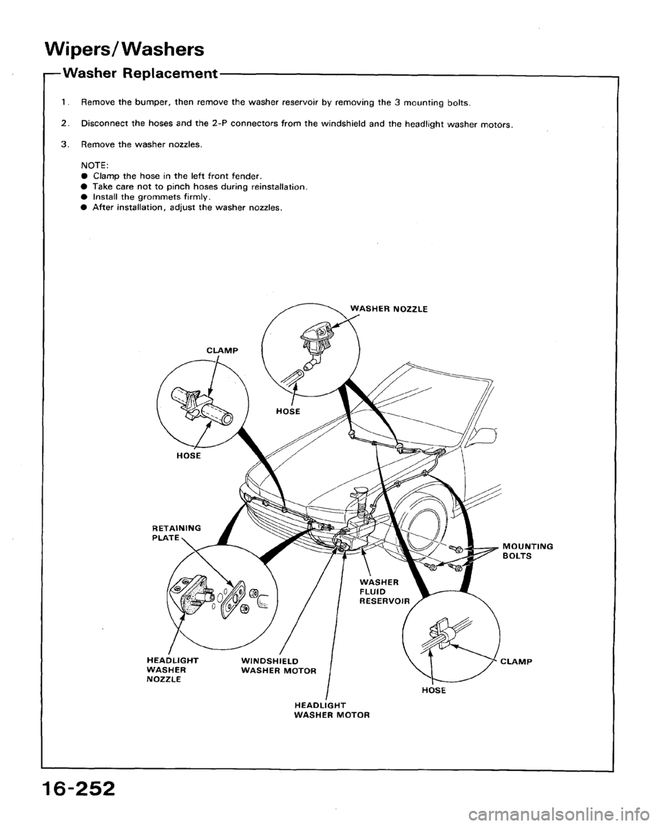 HONDA ACCORD 1994 CB / 4.G Workshop Manual 