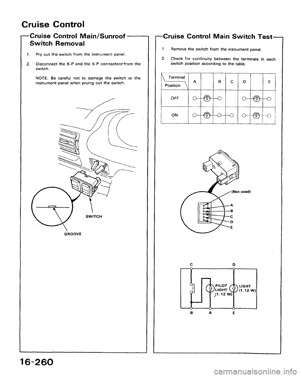 HONDA ACCORD 1992 CB / 4.G Workshop Manual 