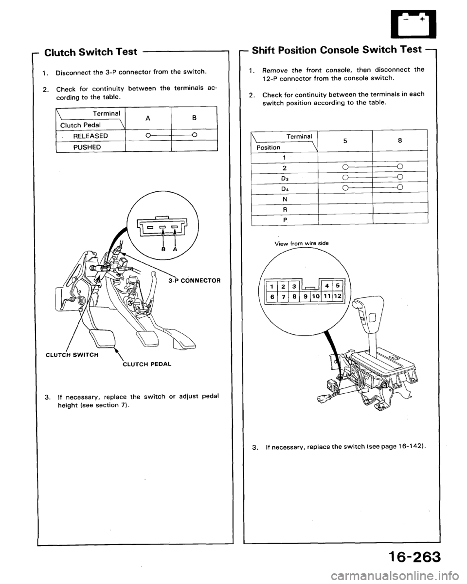 HONDA ACCORD 1993 CB / 4.G Workshop Manual 