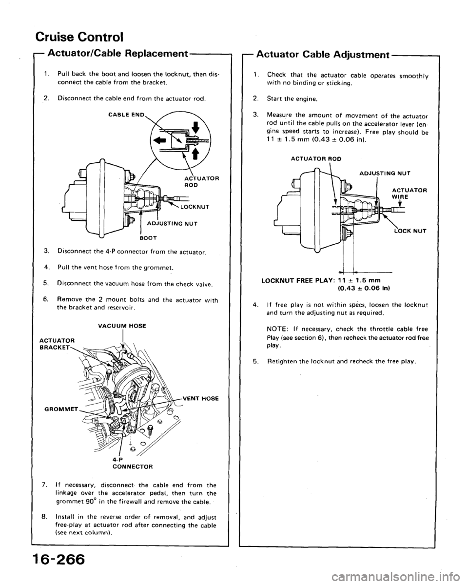 HONDA ACCORD 1991 CB / 4.G Workshop Manual 