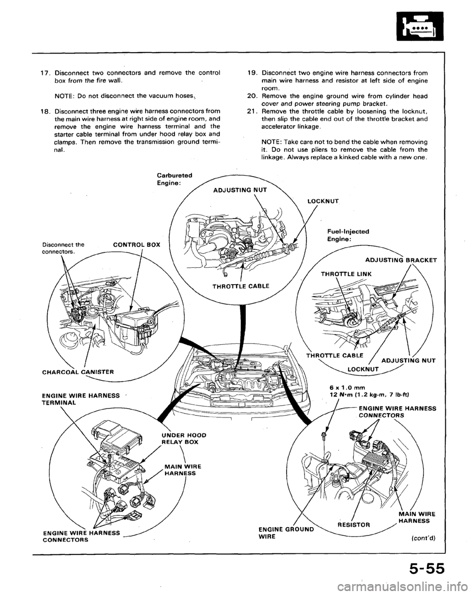 HONDA ACCORD 1991 CB / 4.G Workshop Manual 