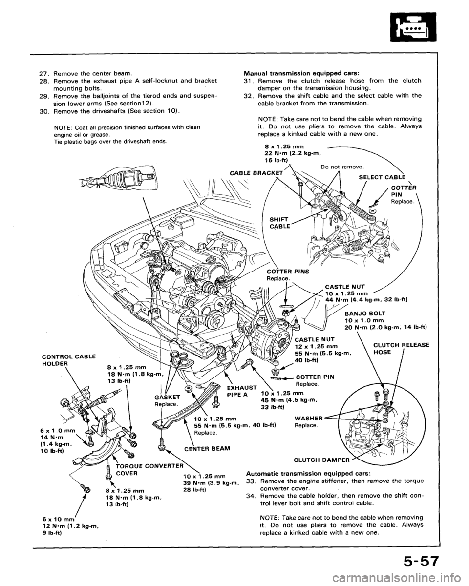 HONDA ACCORD 1991 CB / 4.G Workshop Manual 