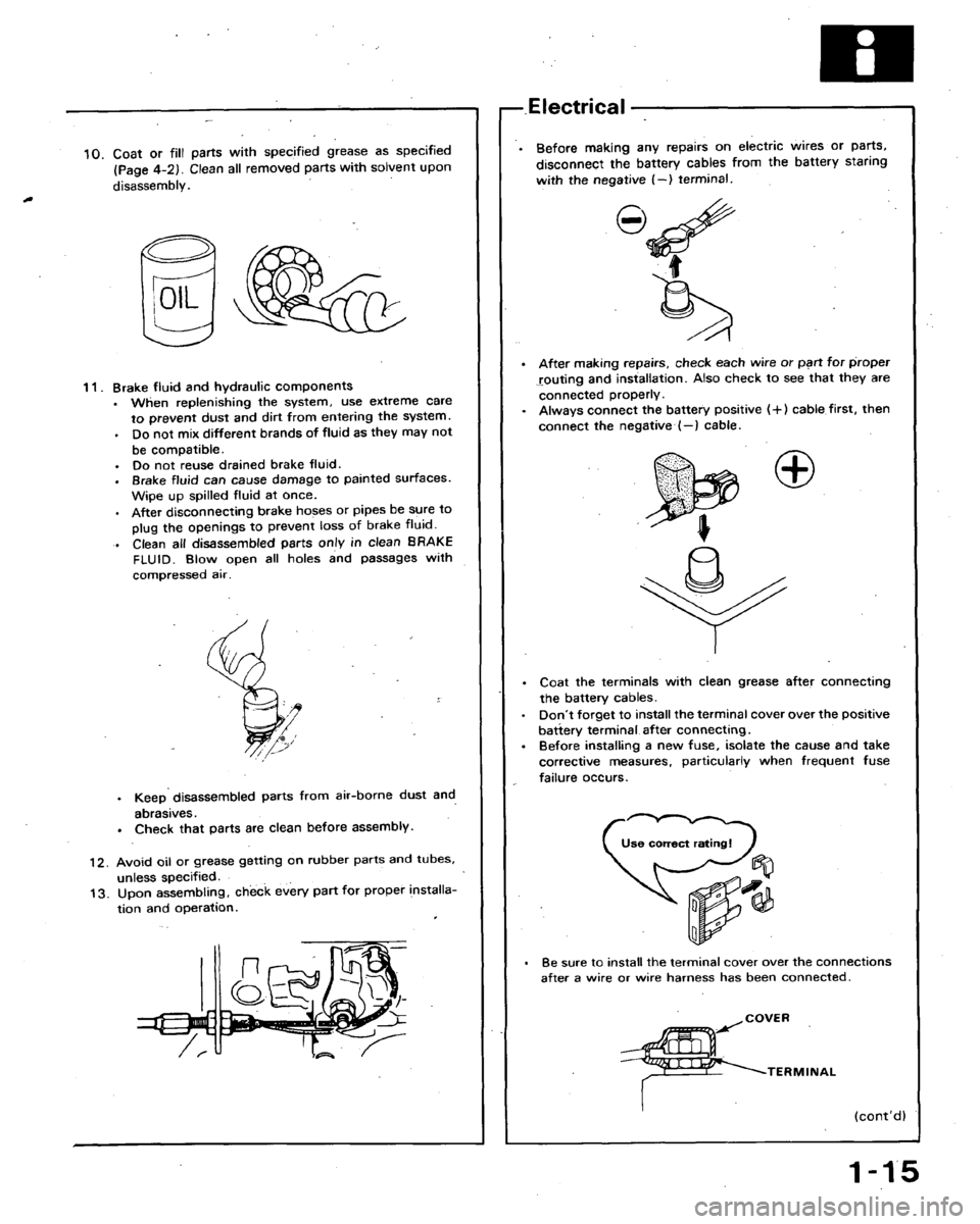 HONDA ACCORD 1990 CB / 4.G User Guide 