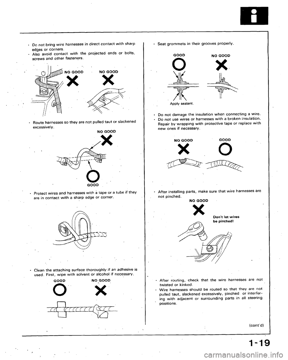 HONDA ACCORD 1989 CB / 4.G User Guide 