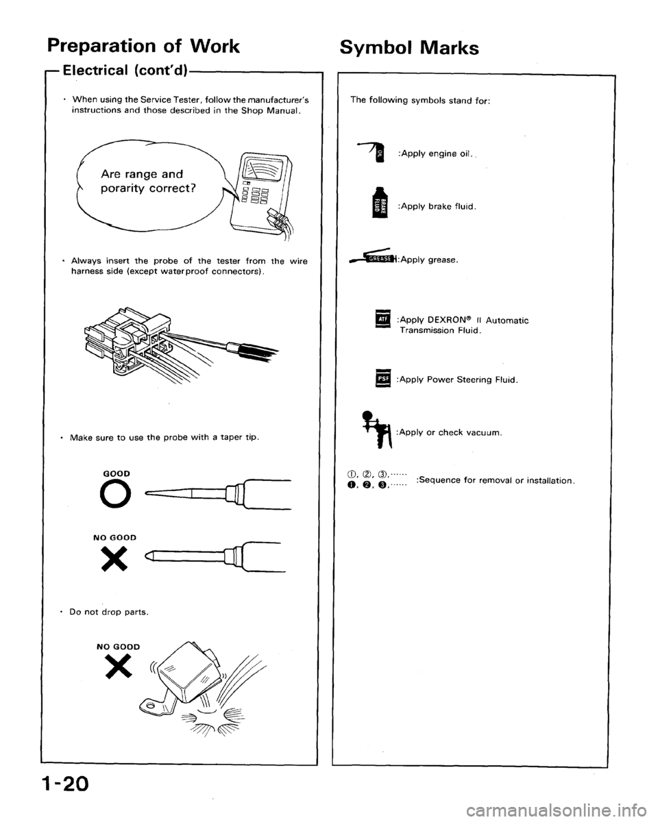 HONDA ACCORD 1992 CB / 4.G User Guide 