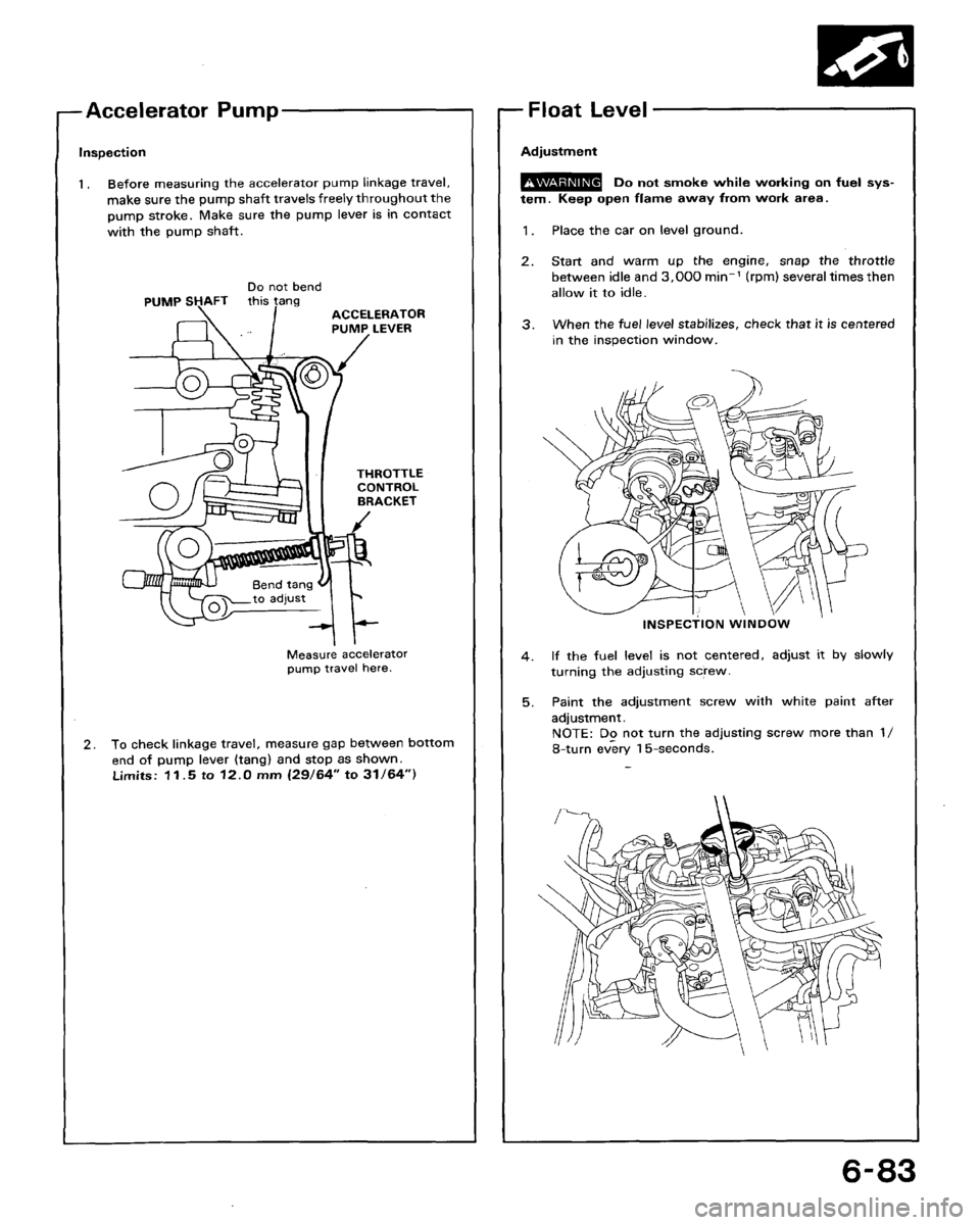 HONDA ACCORD 1994 CB / 4.G Workshop Manual HONDA ACCORD 1994 CB / 4.G Workshop Manual