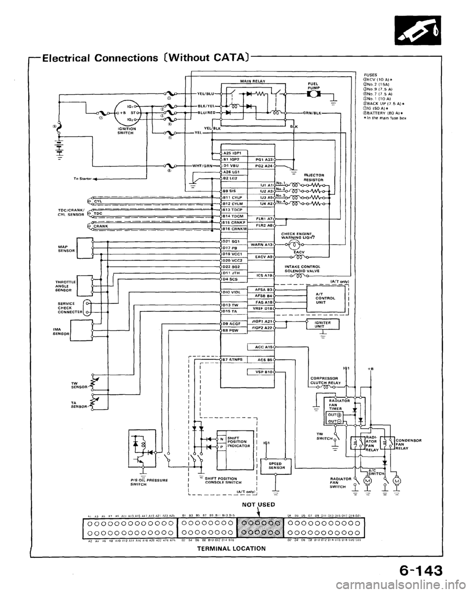 HONDA ACCORD 1990 CB / 4.G Workshop Manual HONDA ACCORD 1990 CB / 4.G Workshop Manual