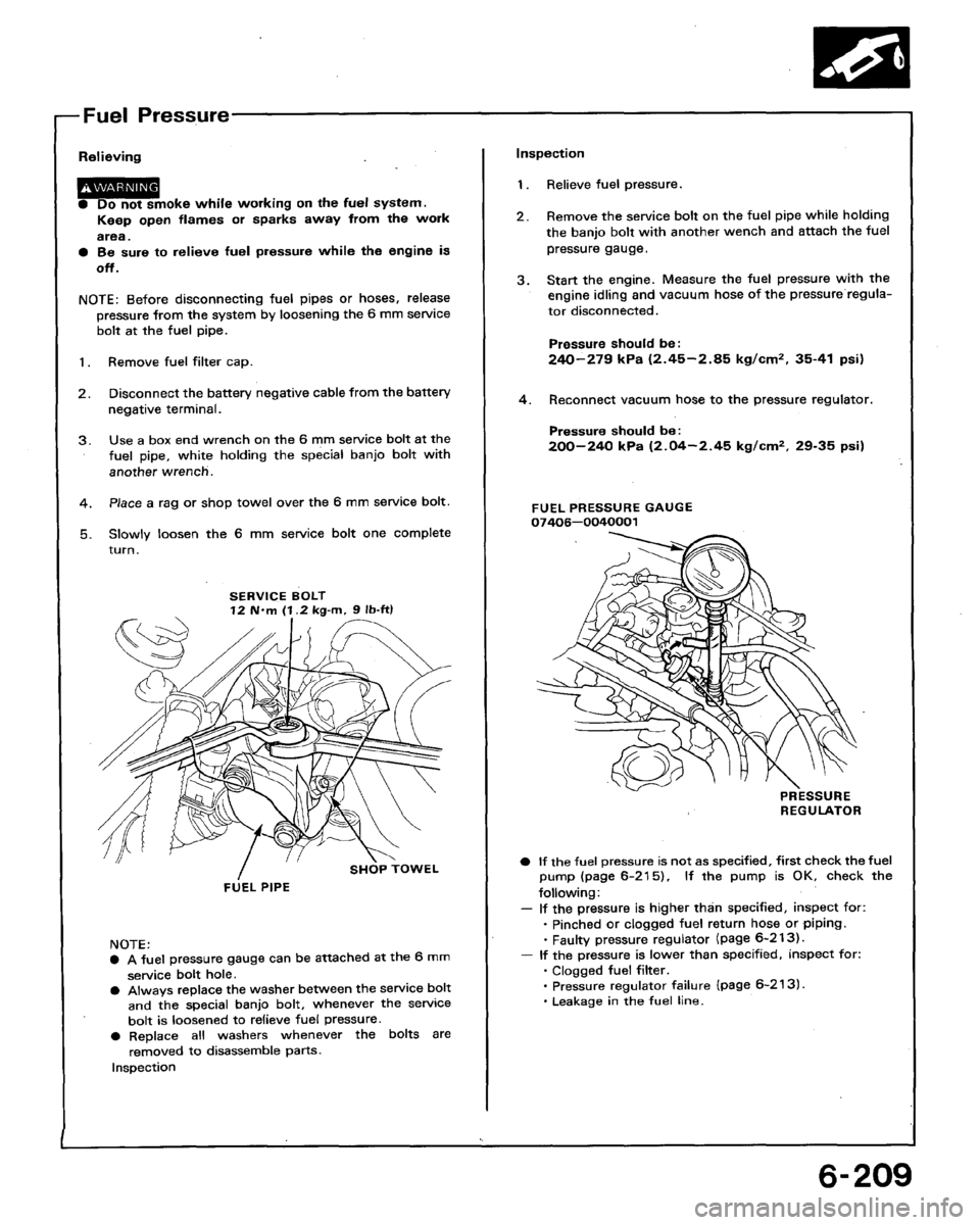 HONDA ACCORD 1994 CB / 4.G Workshop Manual HONDA ACCORD 1994 CB / 4.G Workshop Manual