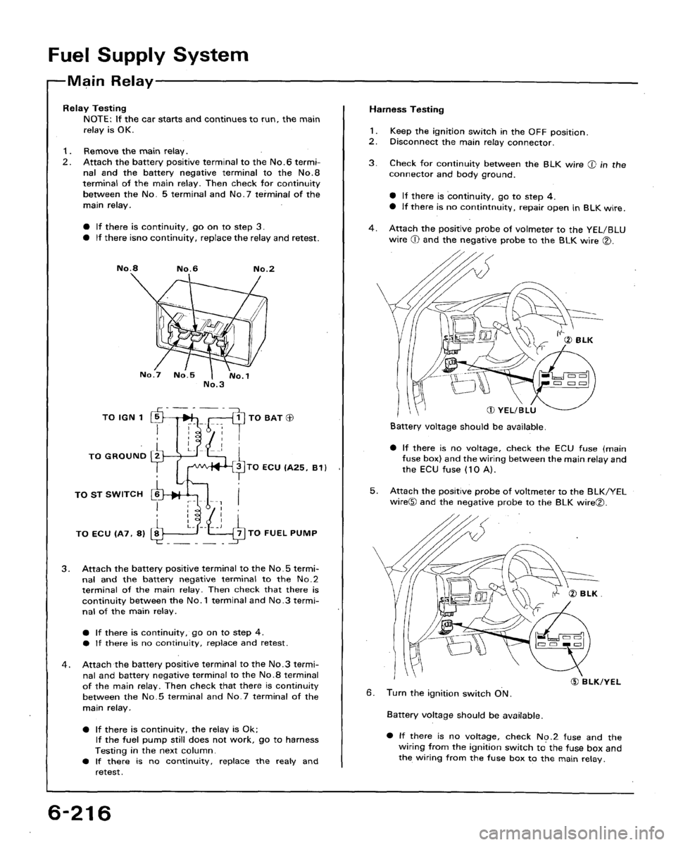 HONDA ACCORD 1994 CB / 4.G Workshop Manual HONDA ACCORD 1994 CB / 4.G Workshop Manual