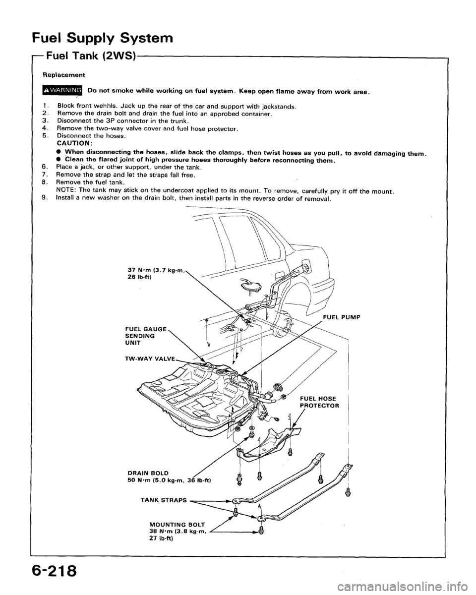 HONDA ACCORD 1994 CB / 4.G Workshop Manual HONDA ACCORD 1994 CB / 4.G Workshop Manual