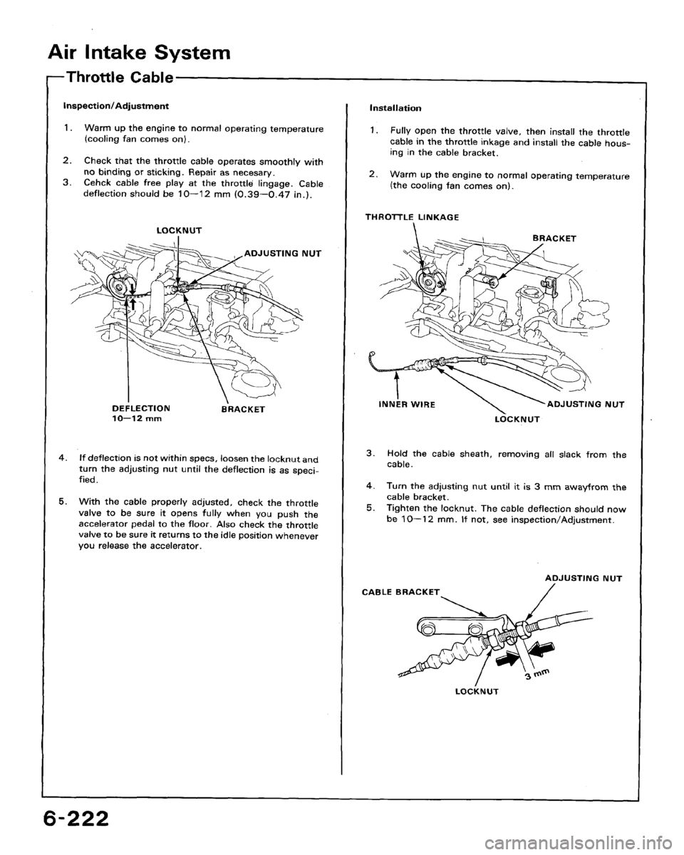 HONDA ACCORD 1994 CB / 4.G Workshop Manual HONDA ACCORD 1994 CB / 4.G Workshop Manual
