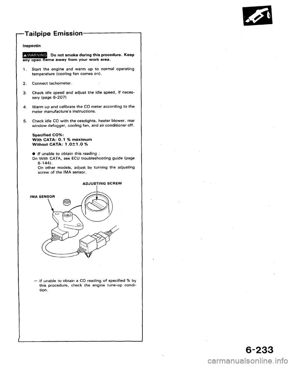 HONDA ACCORD 1994 CB / 4.G Workshop Manual HONDA ACCORD 1994 CB / 4.G Workshop Manual