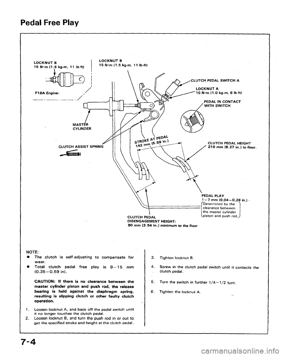 HONDA ACCORD 1994 CB / 4.G Workshop Manual HONDA ACCORD 1994 CB / 4.G Workshop Manual