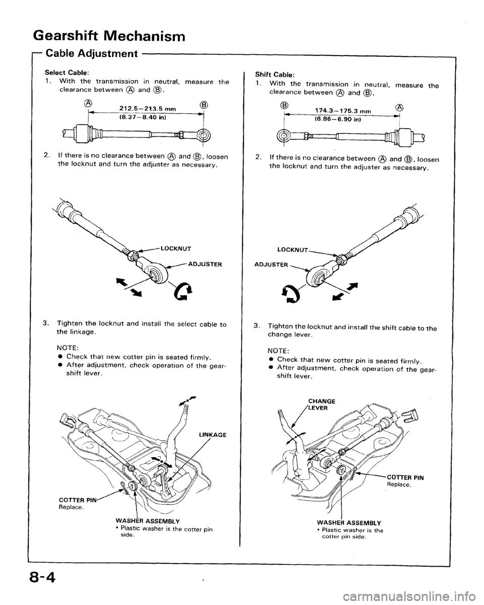 HONDA ACCORD 1994 CB / 4.G Workshop Manual HONDA ACCORD 1994 CB / 4.G Workshop Manual
