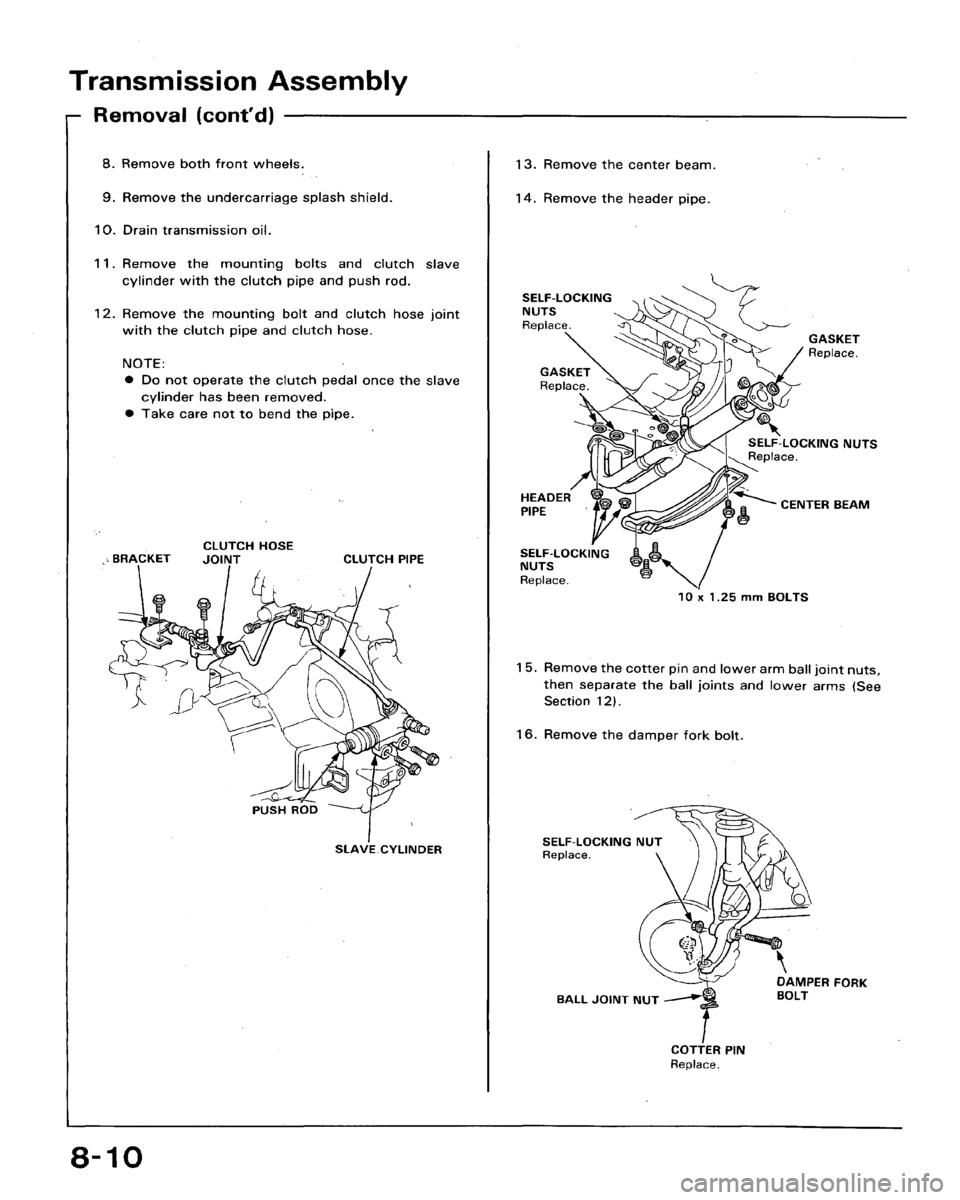 HONDA ACCORD 1994 CB / 4.G Workshop Manual HONDA ACCORD 1994 CB / 4.G Workshop Manual