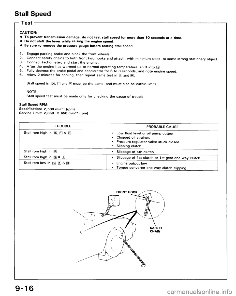HONDA ACCORD 1994 CB / 4.G Workshop Manual HONDA ACCORD 1994 CB / 4.G Workshop Manual