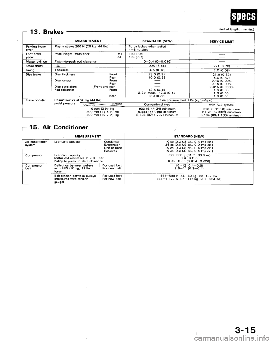 HONDA ACCORD 1992 CB / 4.G Owners Guide 