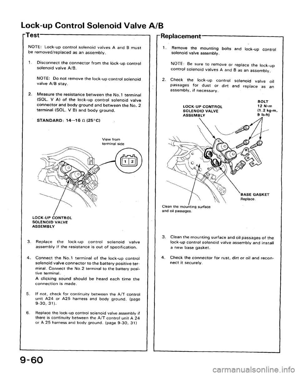 HONDA ACCORD 1994 CB / 4.G Workshop Manual HONDA ACCORD 1994 CB / 4.G Workshop Manual