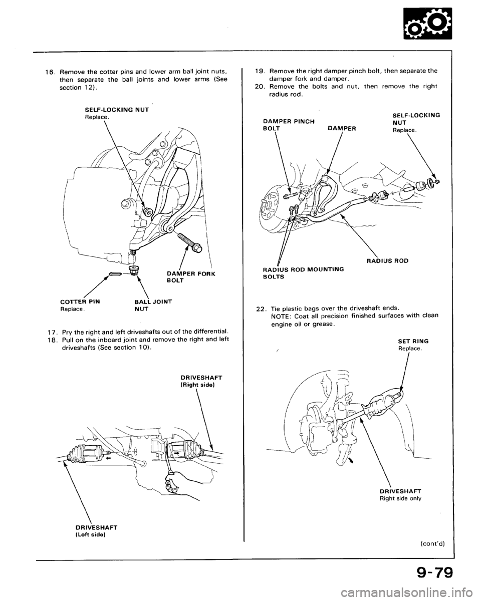 HONDA ACCORD 1994 CB / 4.G Workshop Manual HONDA ACCORD 1994 CB / 4.G Workshop Manual