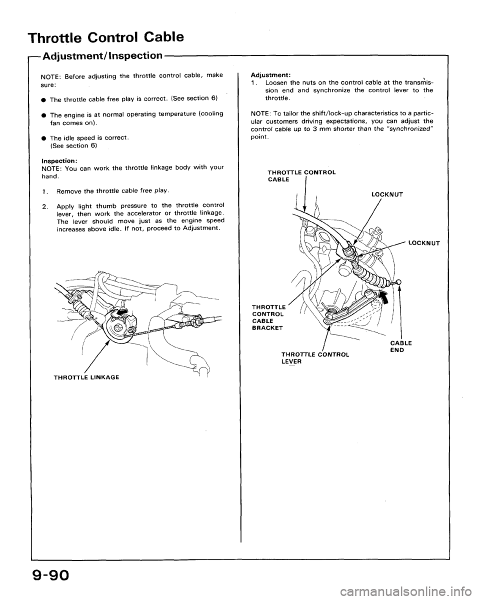 HONDA ACCORD 1994 CB / 4.G Workshop Manual HONDA ACCORD 1994 CB / 4.G Workshop Manual