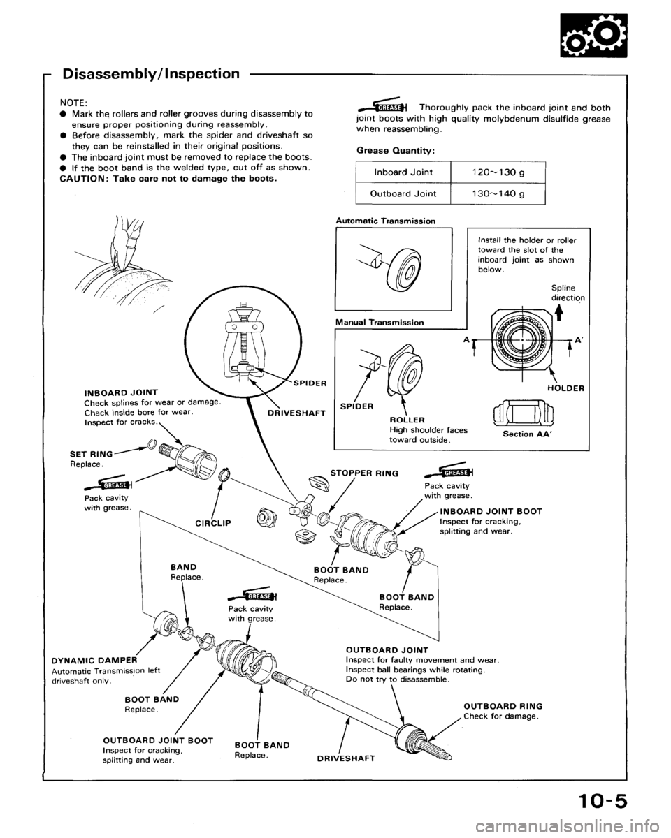 HONDA ACCORD 1994 CB / 4.G Workshop Manual HONDA ACCORD 1994 CB / 4.G Workshop Manual