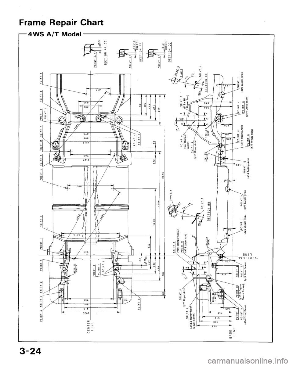 HONDA ACCORD 1993 CB / 4.G Service Manual 