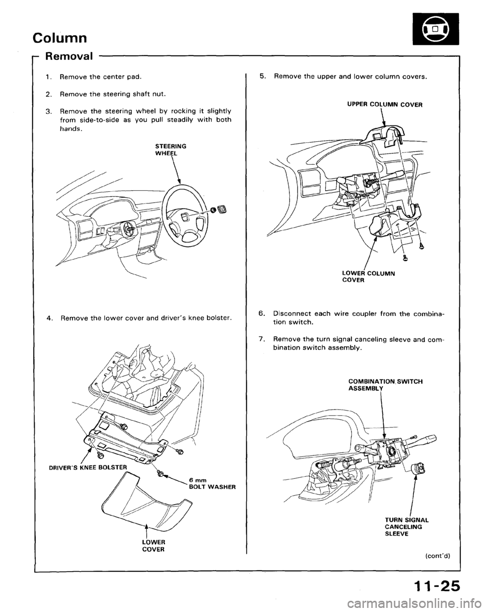 HONDA ACCORD 1994 CB / 4.G Workshop Manual HONDA ACCORD 1994 CB / 4.G Workshop Manual