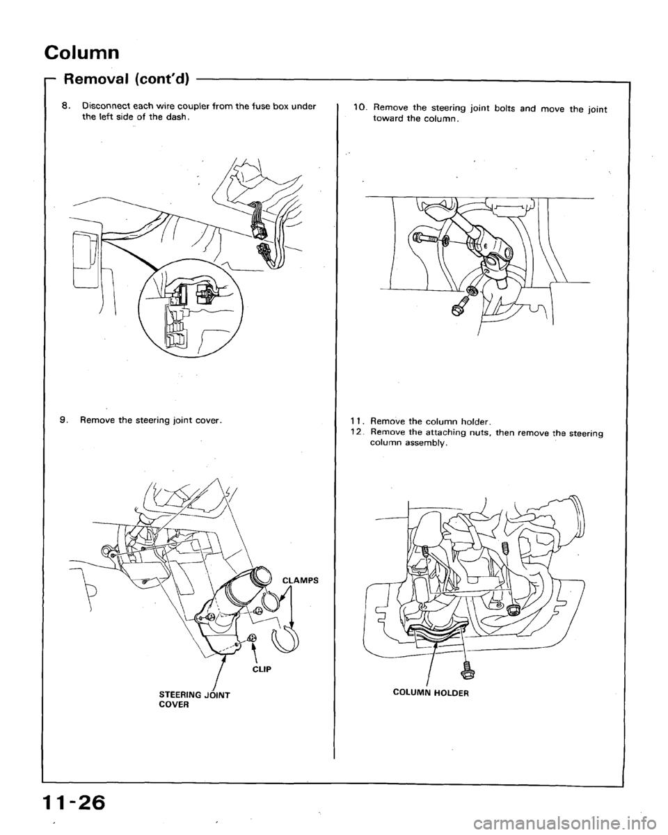 HONDA ACCORD 1994 CB / 4.G Workshop Manual HONDA ACCORD 1994 CB / 4.G Workshop Manual