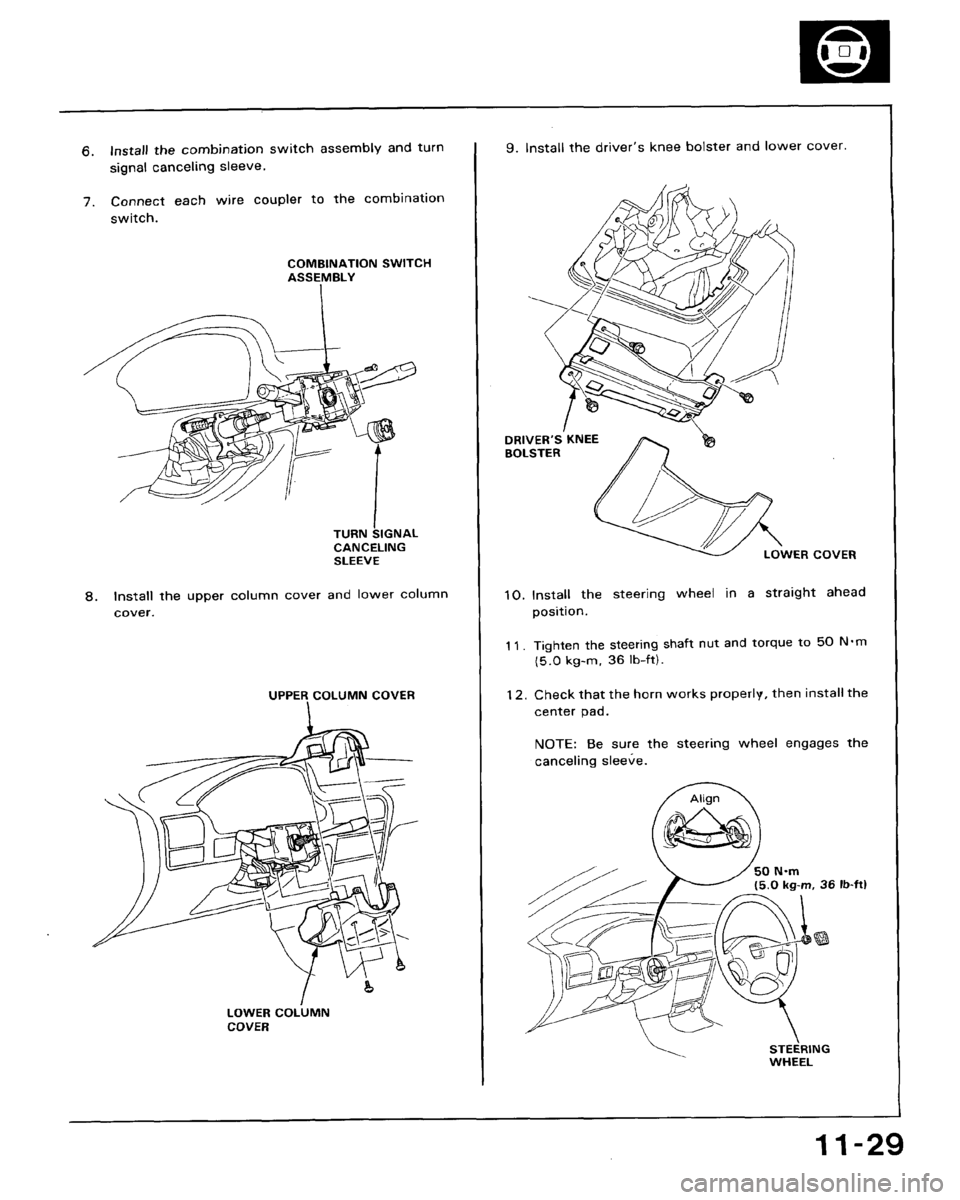 HONDA ACCORD 1990 CB / 4.G Workshop Manual HONDA ACCORD 1990 CB / 4.G Workshop Manual