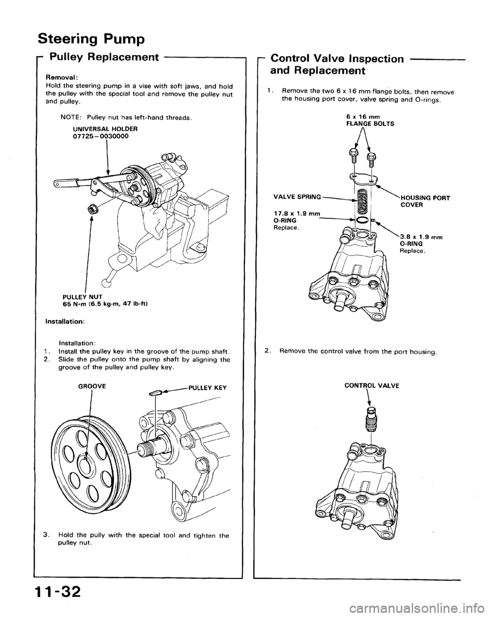HONDA ACCORD 1990 CB / 4.G Workshop Manual HONDA ACCORD 1990 CB / 4.G Workshop Manual