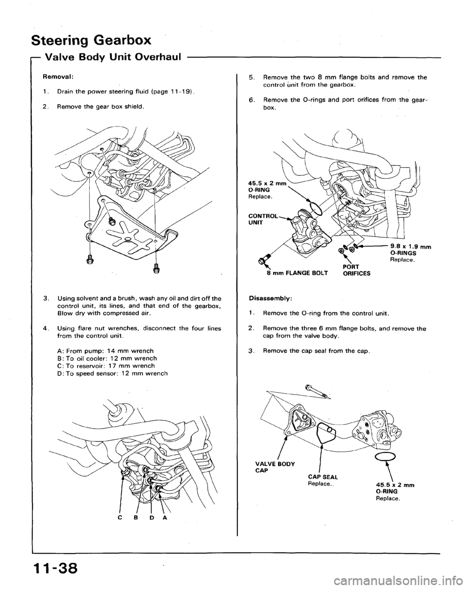 HONDA ACCORD 1994 CB / 4.G Workshop Manual HONDA ACCORD 1994 CB / 4.G Workshop Manual