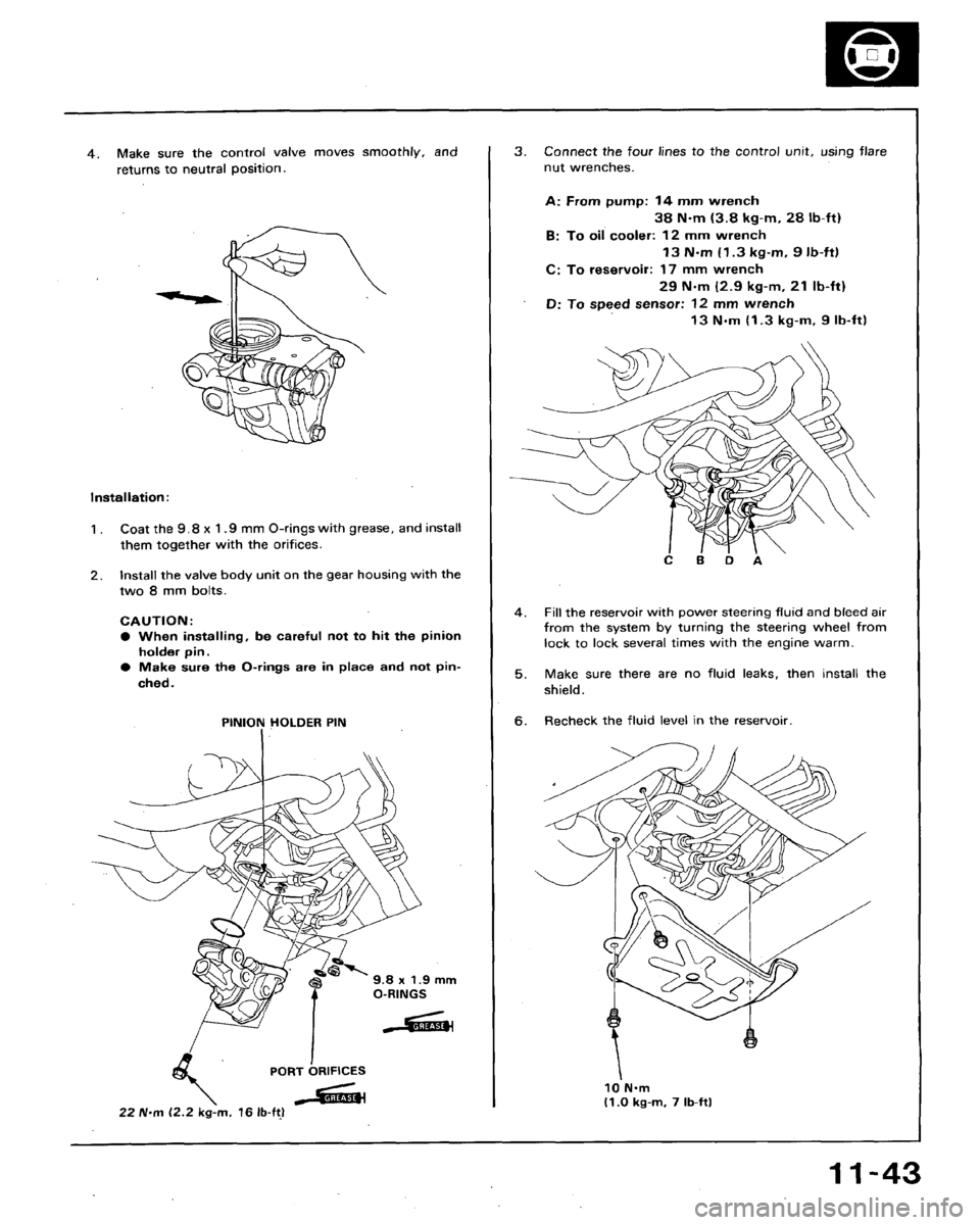 HONDA ACCORD 1994 CB / 4.G Workshop Manual HONDA ACCORD 1994 CB / 4.G Workshop Manual
