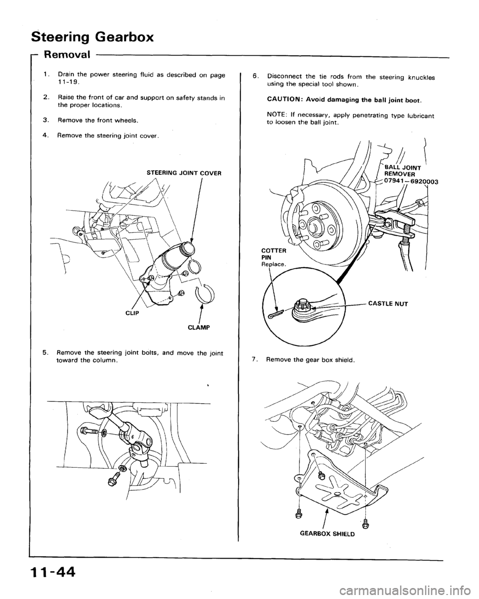 HONDA ACCORD 1994 CB / 4.G Workshop Manual HONDA ACCORD 1994 CB / 4.G Workshop Manual