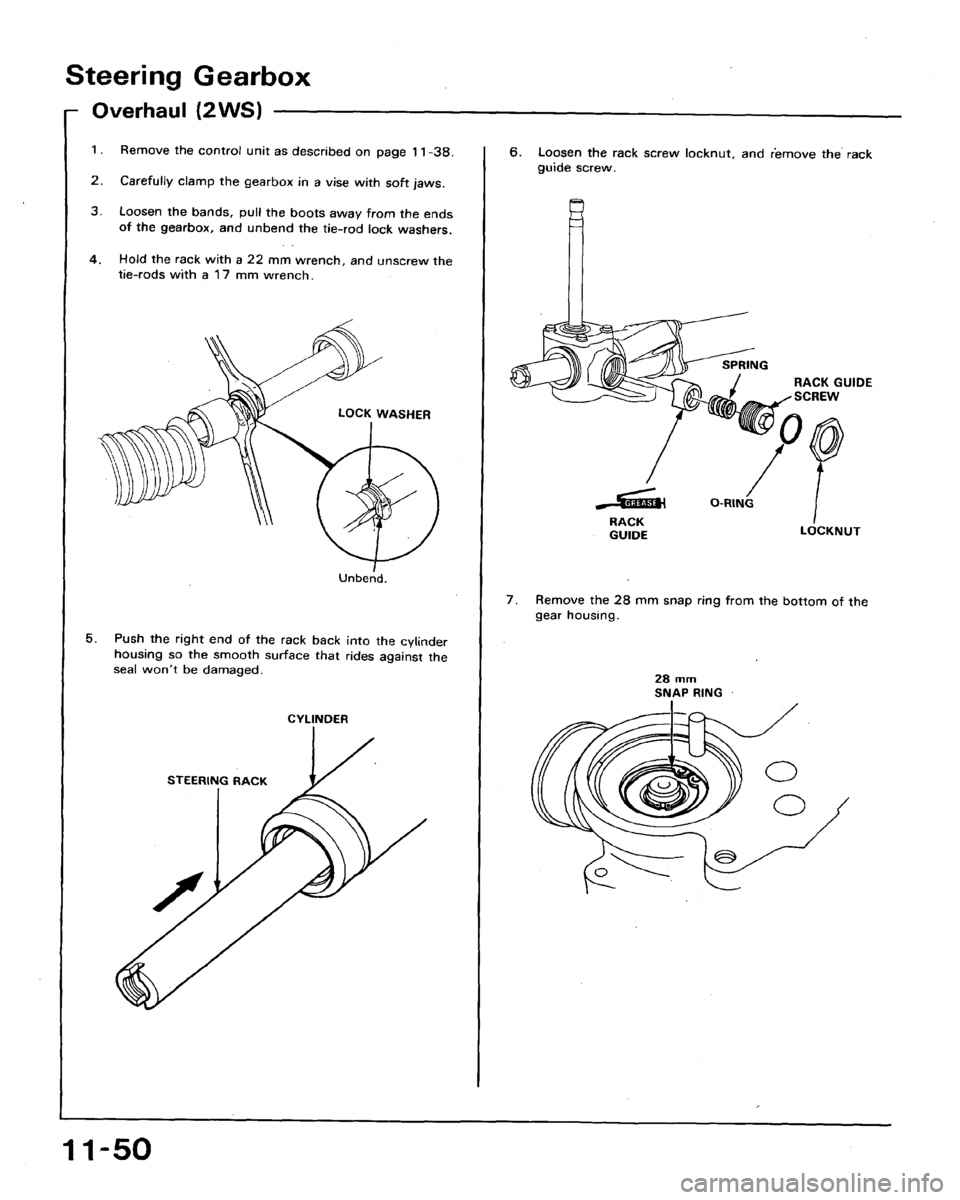 HONDA ACCORD 1990 CB / 4.G Workshop Manual HONDA ACCORD 1990 CB / 4.G Workshop Manual