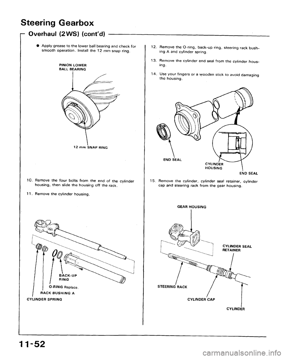HONDA ACCORD 1990 CB / 4.G Workshop Manual HONDA ACCORD 1990 CB / 4.G Workshop Manual
