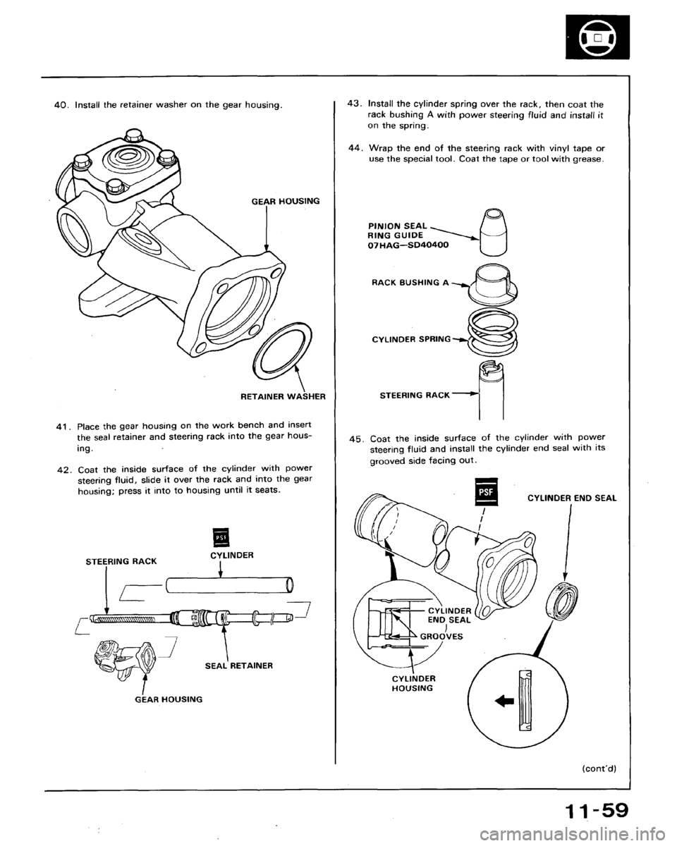 HONDA ACCORD 1994 CB / 4.G Workshop Manual HONDA ACCORD 1994 CB / 4.G Workshop Manual