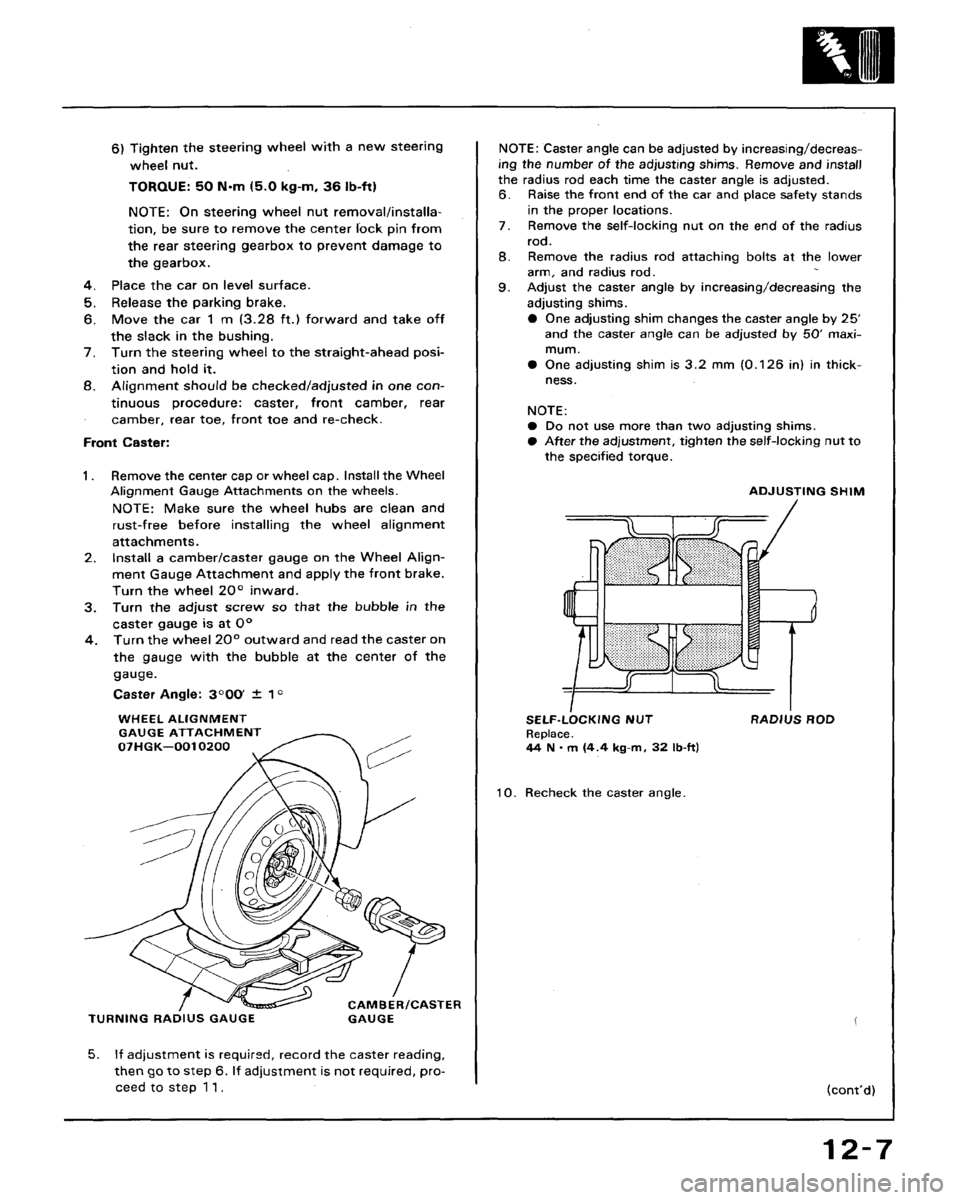 HONDA ACCORD 1994 CB / 4.G Workshop Manual HONDA ACCORD 1994 CB / 4.G Workshop Manual