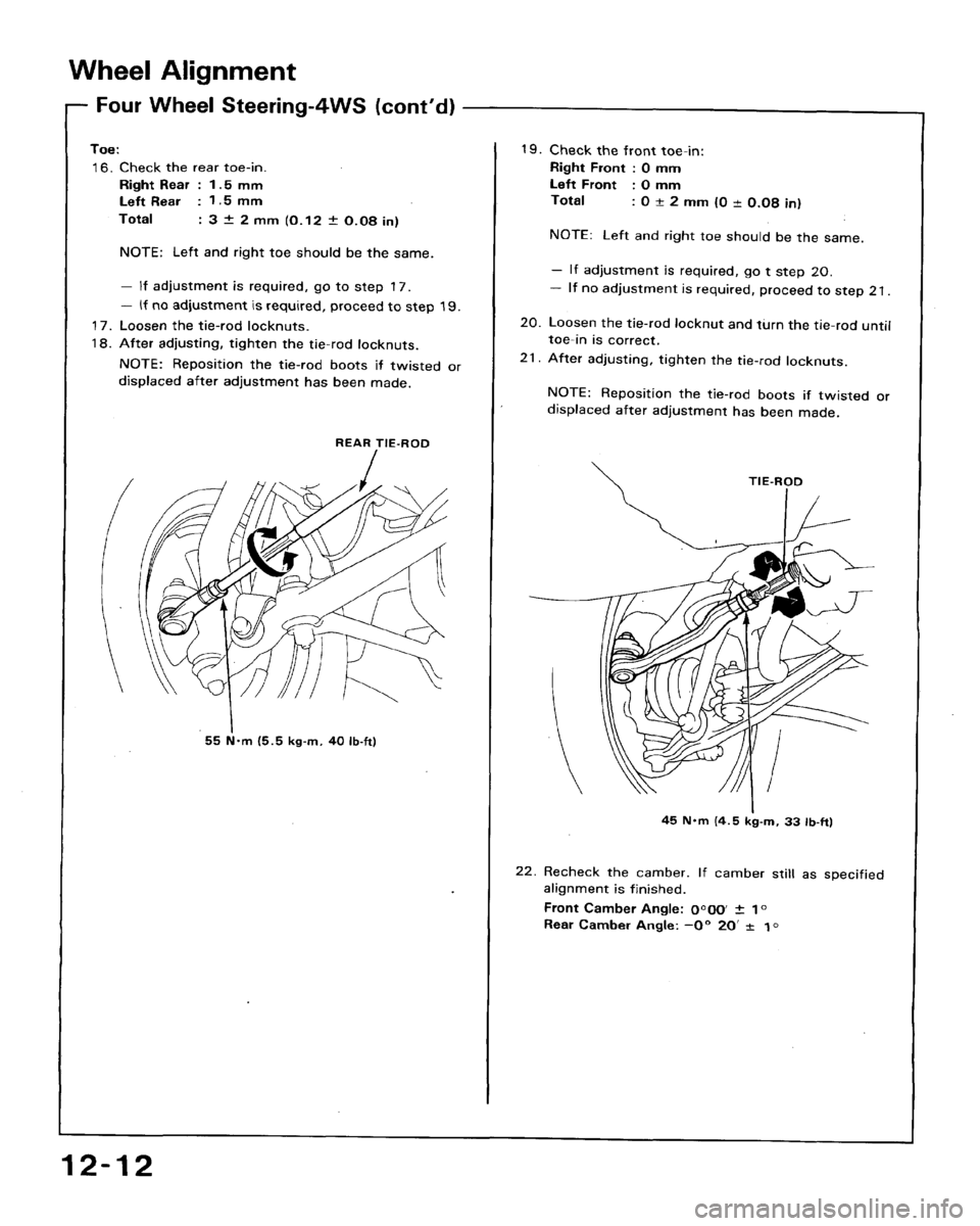 HONDA ACCORD 1994 CB / 4.G Workshop Manual HONDA ACCORD 1994 CB / 4.G Workshop Manual