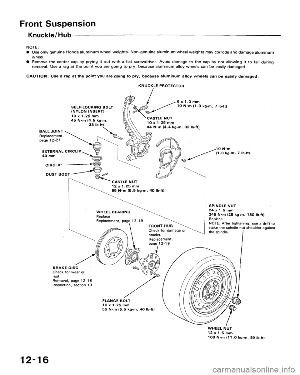 HONDA ACCORD 1994 CB / 4.G Workshop Manual HONDA ACCORD 1994 CB / 4.G Workshop Manual